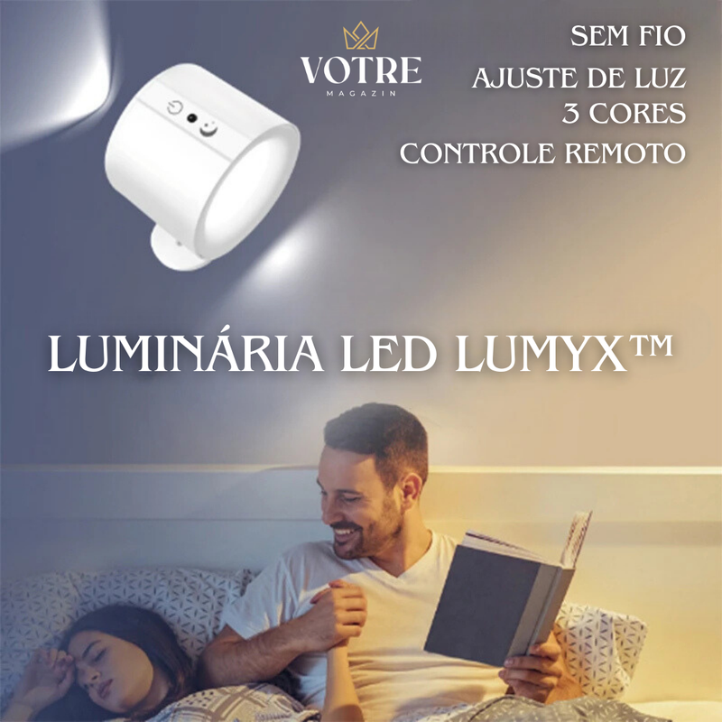 LUMINÁRIA LED LUMYX™ (Kit com 2 Peças)