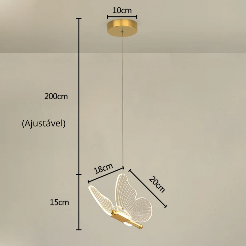 LUMINÁRIA LED BUTTERFLY