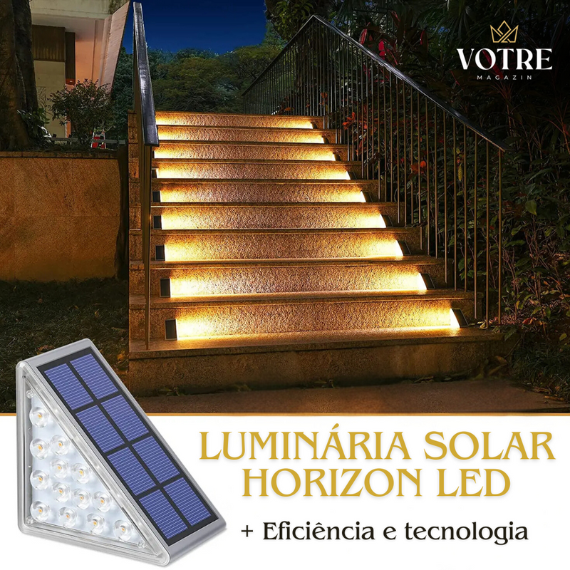 LUMINÁRIA SOLAR HORIZON LED (Modelo Exclusivo)