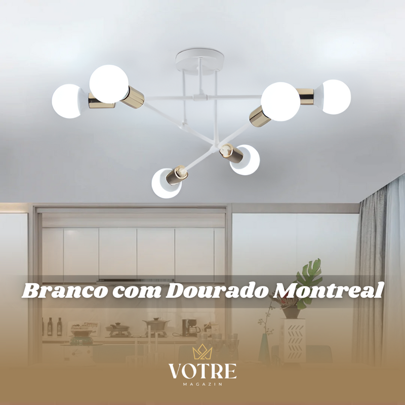 LUSTRE MONTREAL MODERNO