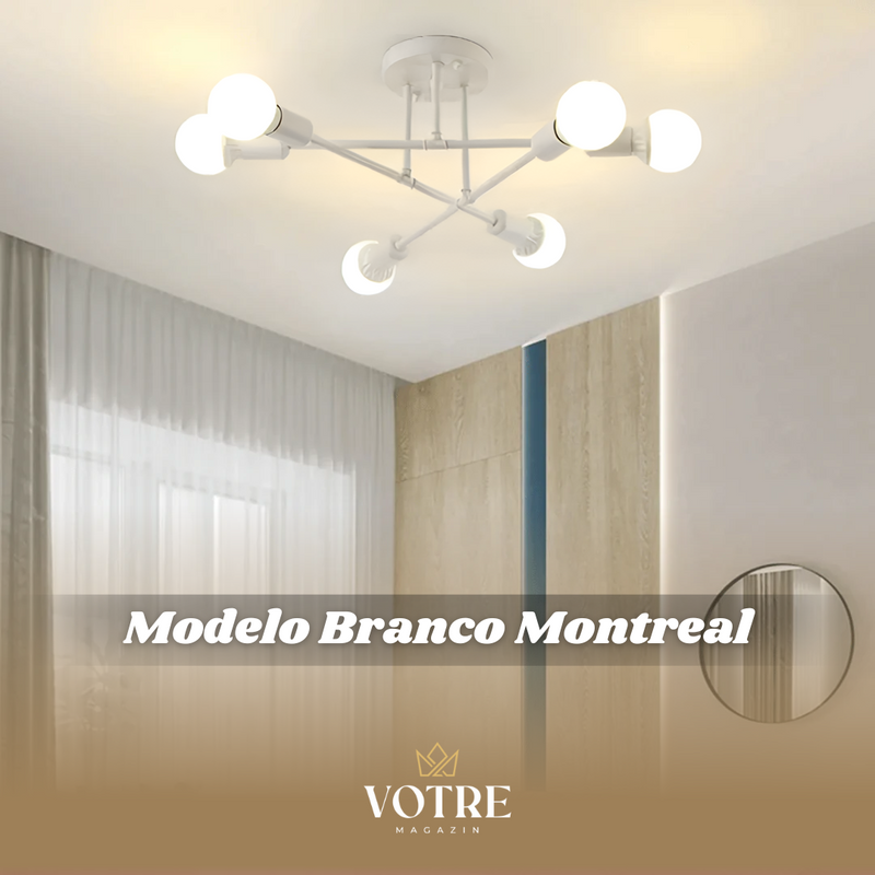 LUSTRE MONTREAL MODERNO