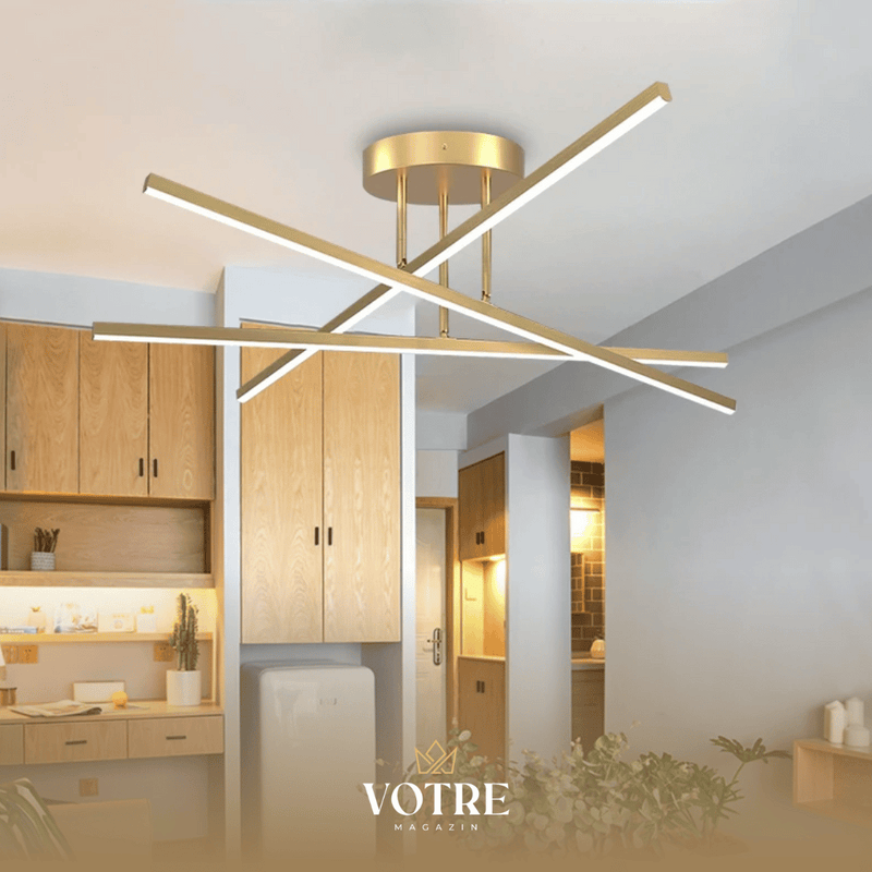 LUSTRE ZÊNITE LED MODERNO (Modelo Exclusivo)