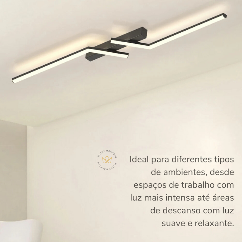 LUMINÁRIA VERONA LED DE TETO (Modelo Exclusivo)