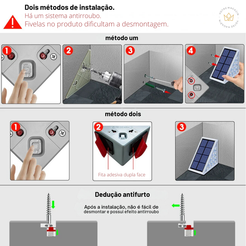 LUMINÁRIA SOLAR HORIZON LED (Modelo Exclusivo)