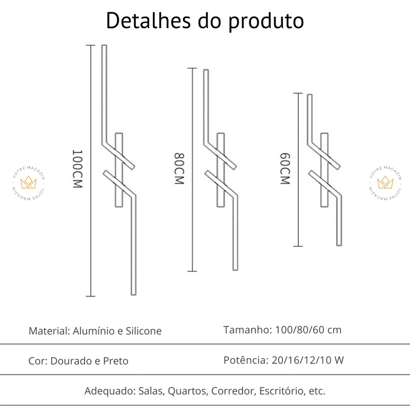 LUMINÁRIA VERONA LED DE TETO (Modelo Exclusivo)